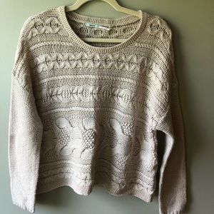 Women’s cream sweater